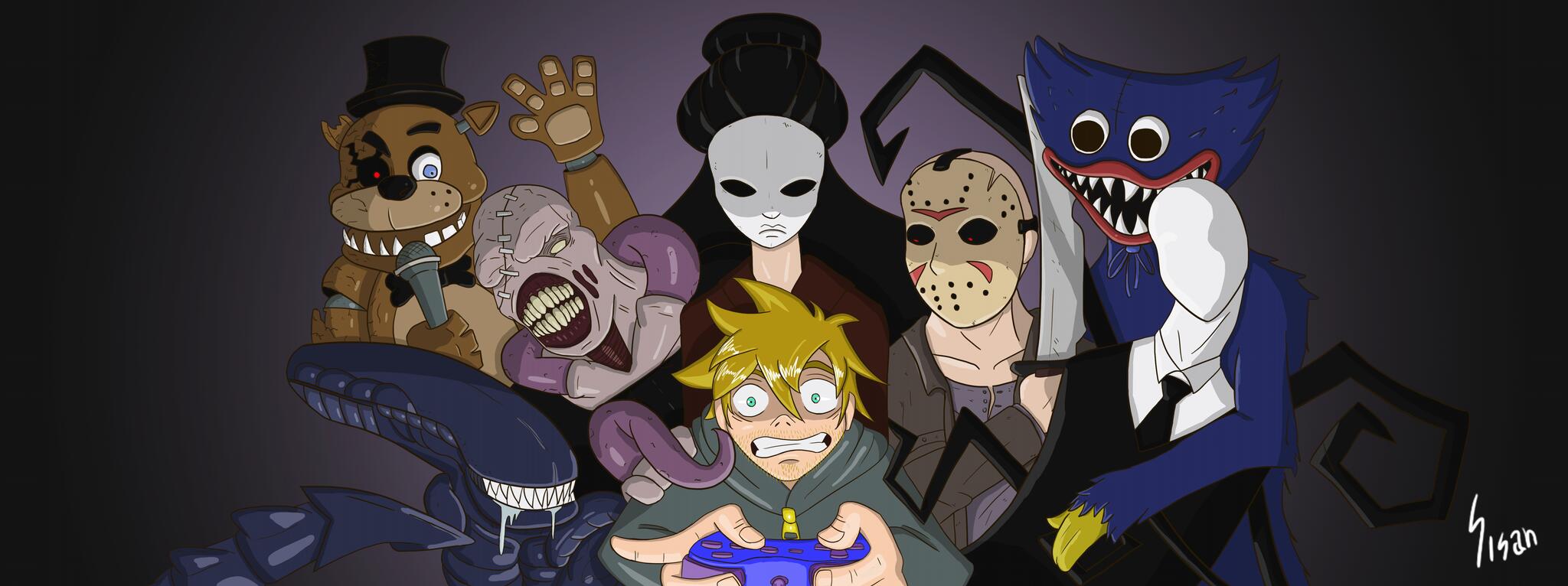 Discovery splash banner for 💛 Canal Terrorizando 🎗 Discord server
