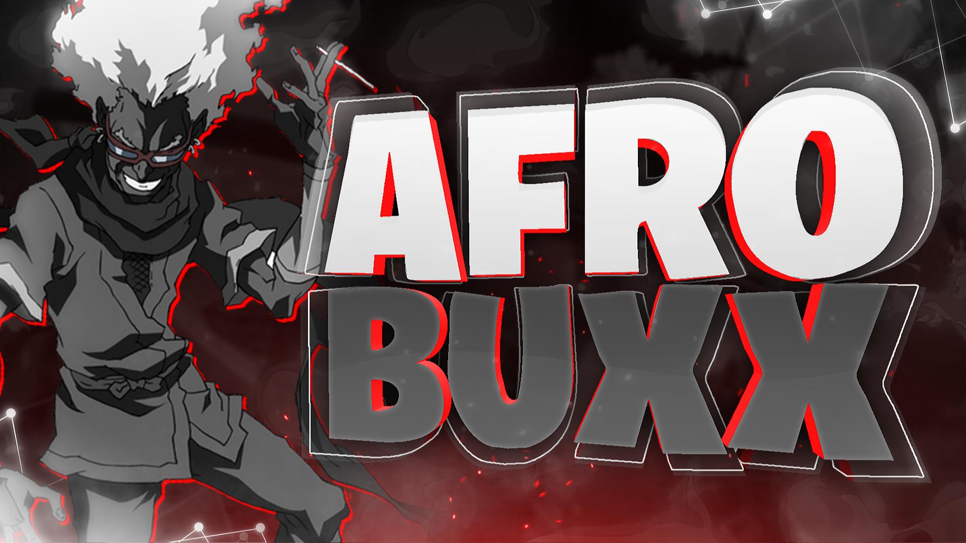 Discovery splash banner for AFROBUXX #10k. Discord server