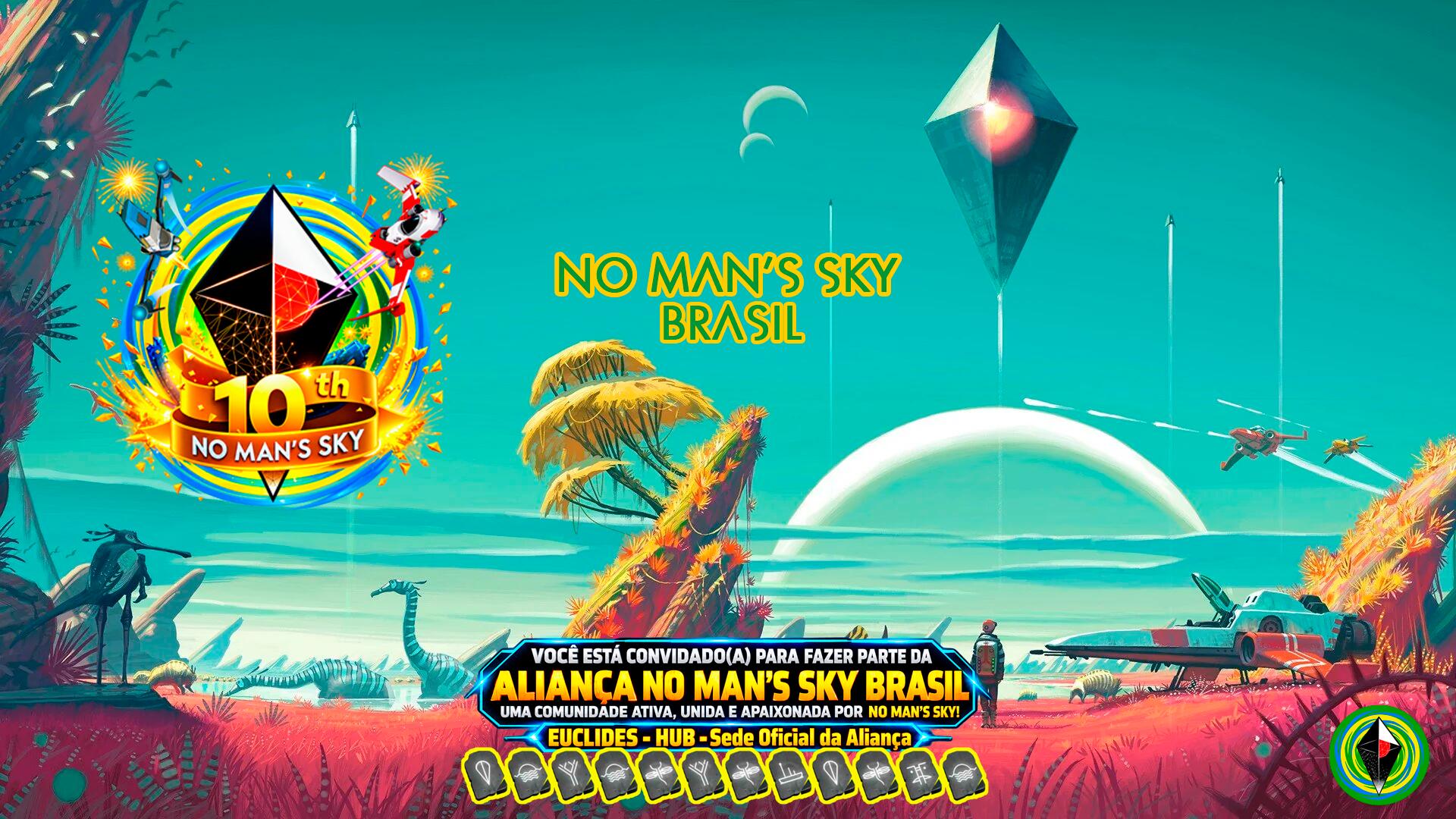 Discovery splash banner for No Man's Sky Brasil Discord server