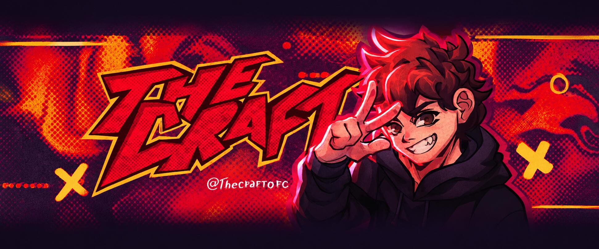Discovery splash banner for The Craft Games Discord server