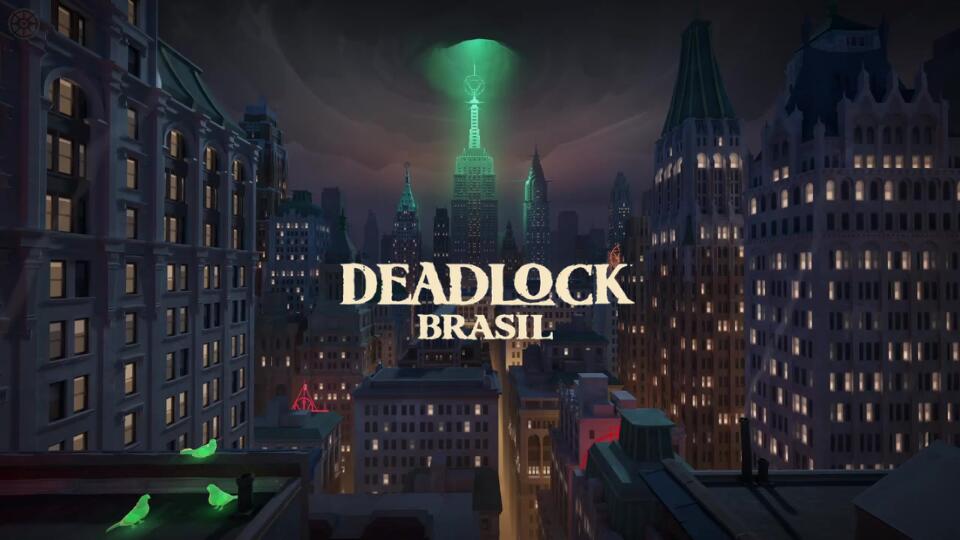 Discovery splash banner for Deadlock Brasil Discord server