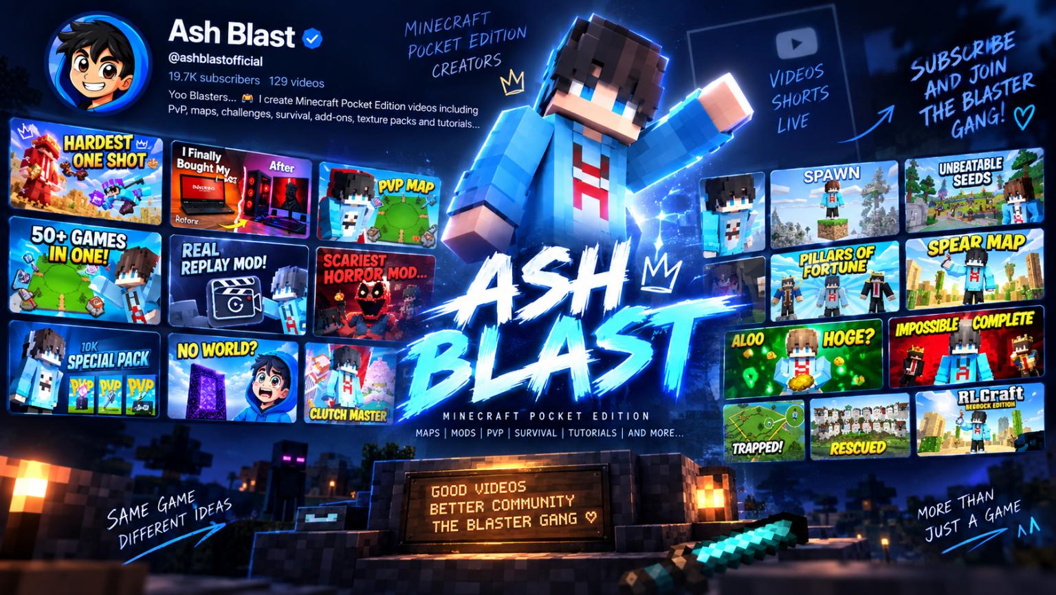 Discovery splash banner for Ash's City Discord server