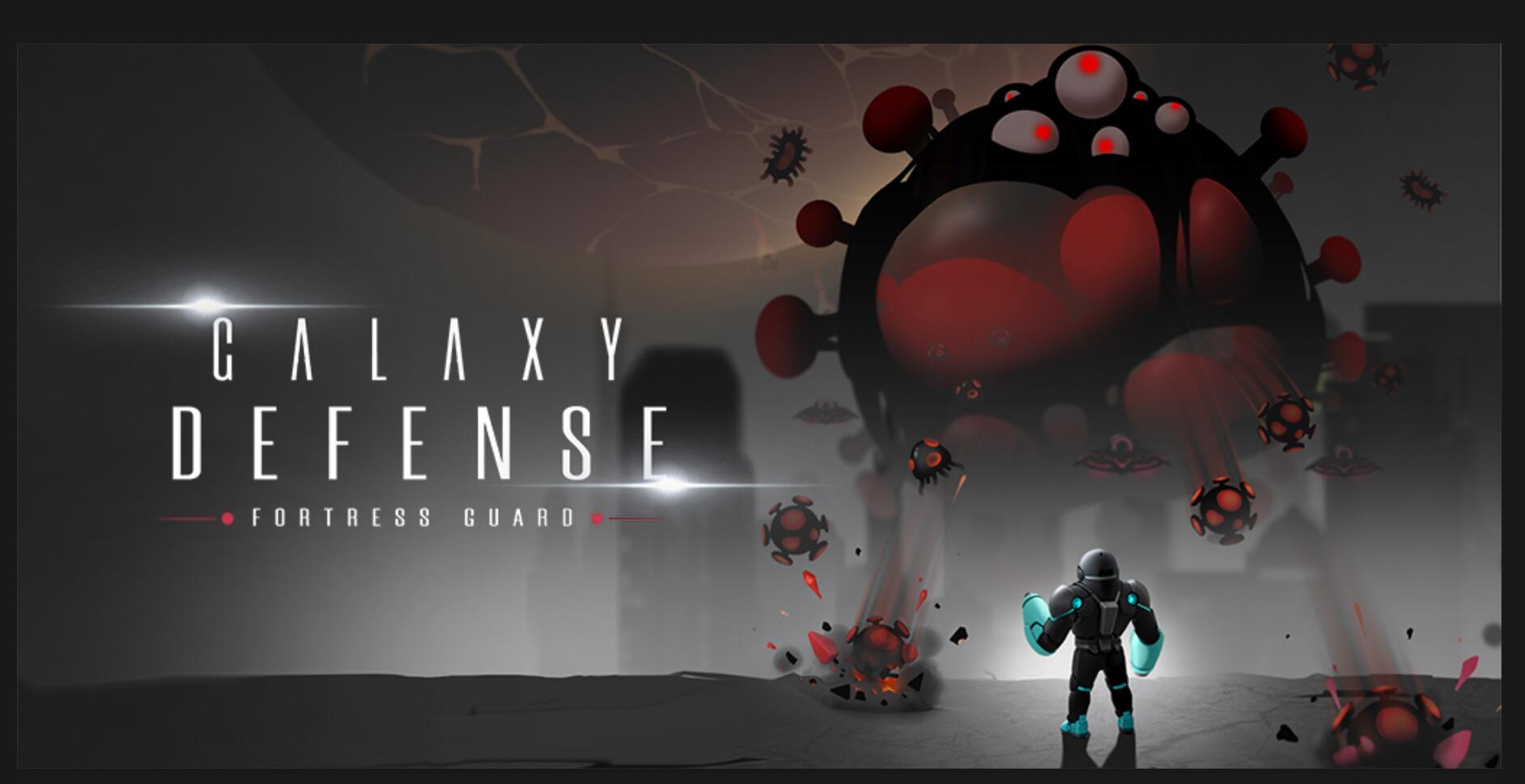 Discovery splash banner for Galaxy Defense Discord server