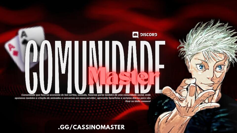 Discovery splash banner for Master | Comunidade & Social Discord server