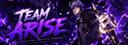 Discovery splash banner for TEAM ARISE ☣ Discord server