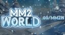 Discovery splash banner for MM2 World | Trading & Middleman Discord server