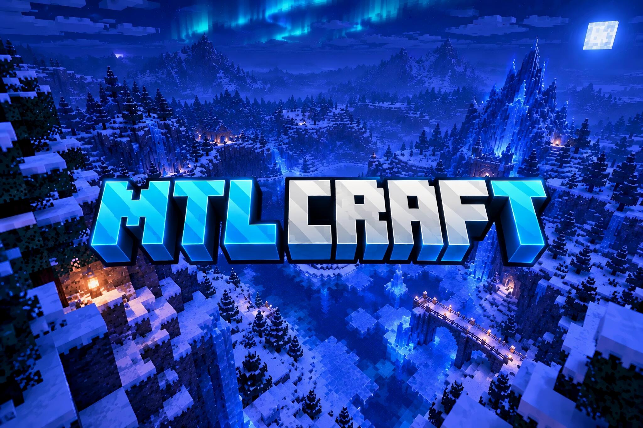 Discovery splash banner for MTL CRAFT Discord server