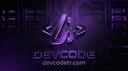 Discovery splash banner for Devcode Community Discord server