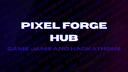 Discovery splash banner for Pixel Forge Hub Discord server