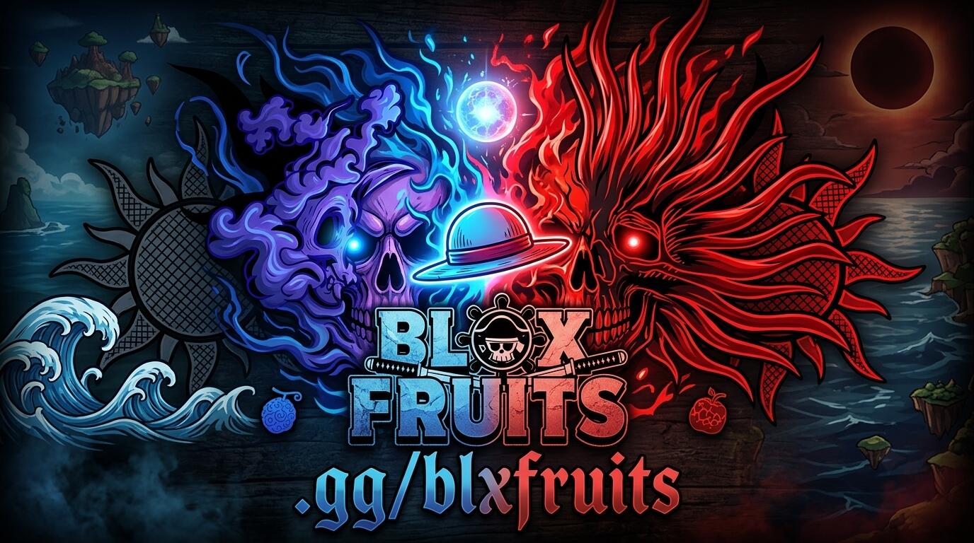 Discovery splash banner for BLOX FRUIT TRADING & GIVEAWAY Discord server