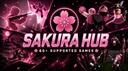 Discovery splash banner for Sakura Studios | 60+ Games, 400+ Features Discord server
