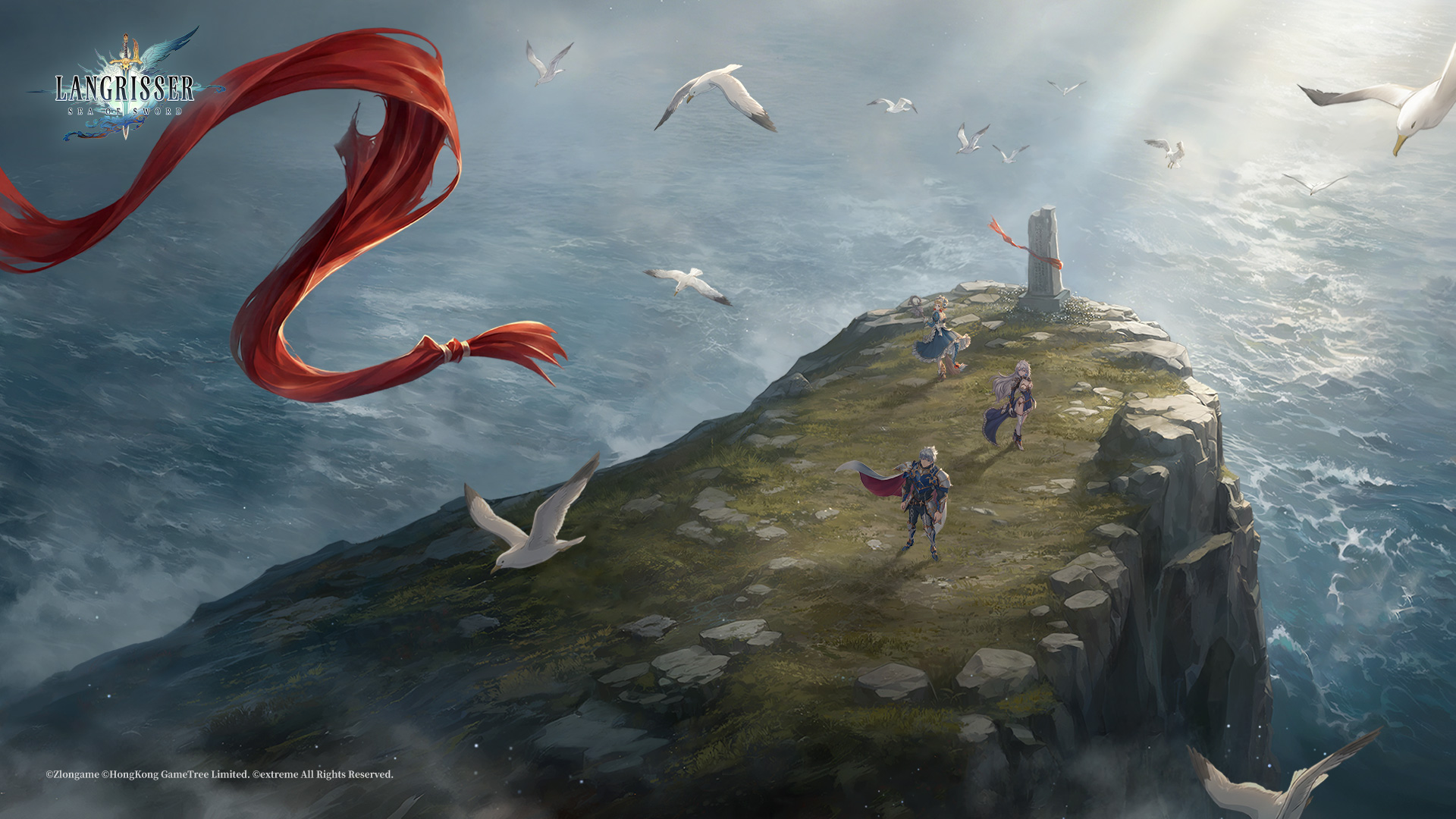 Discovery splash banner for Langrisser: Sea of Sword Discord server