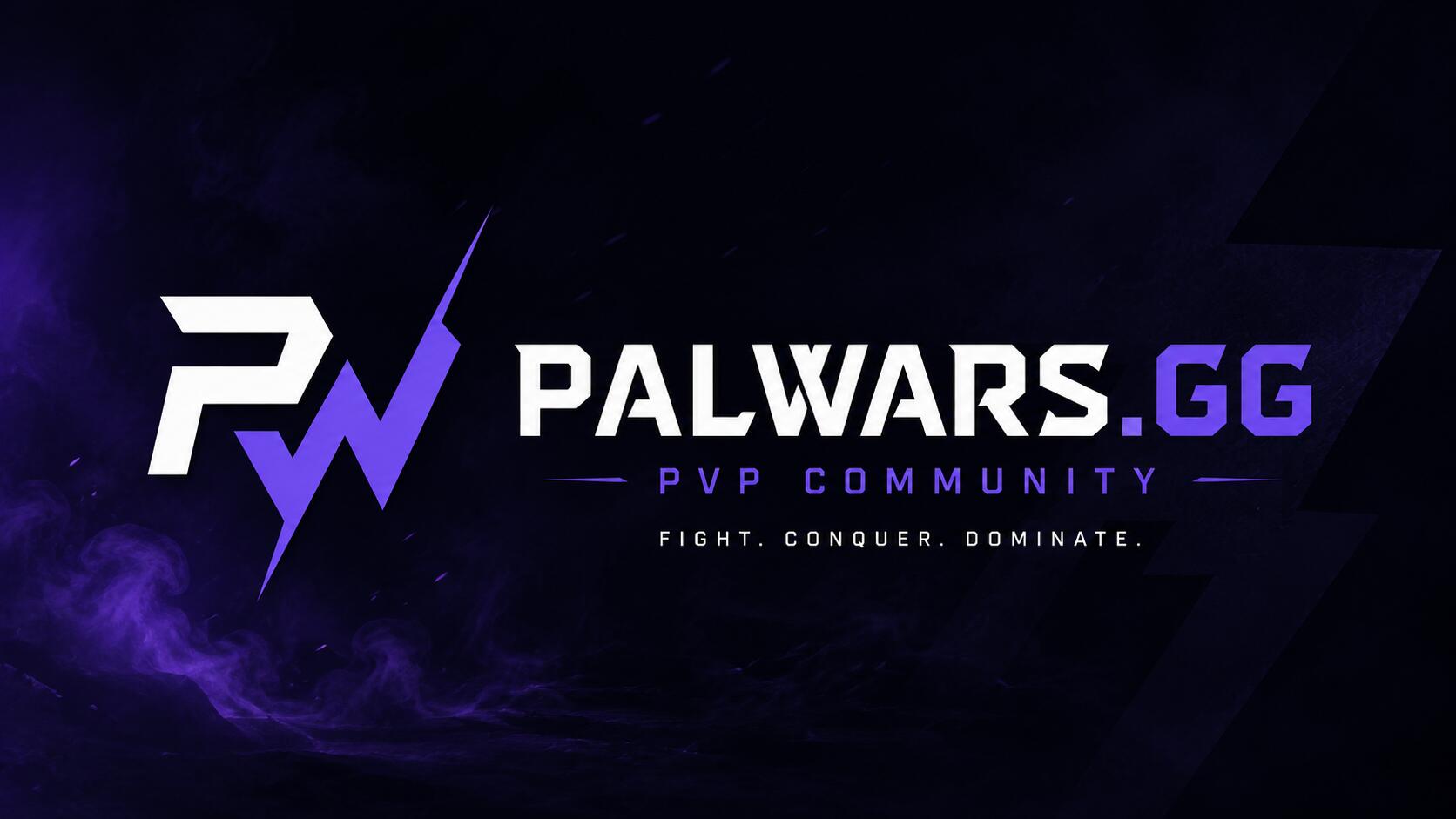 Discovery splash banner for PalWars.GG Discord server