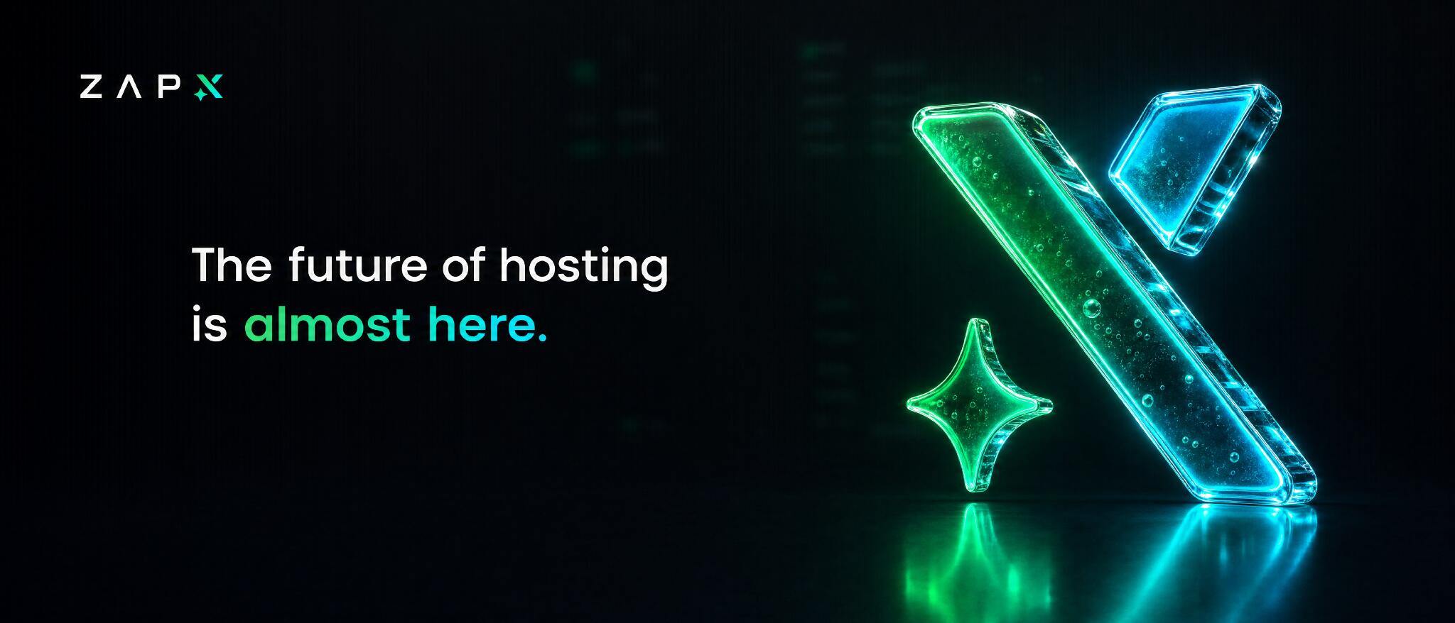 Discovery splash banner for ZAP-Hosting // ZapX Discord server