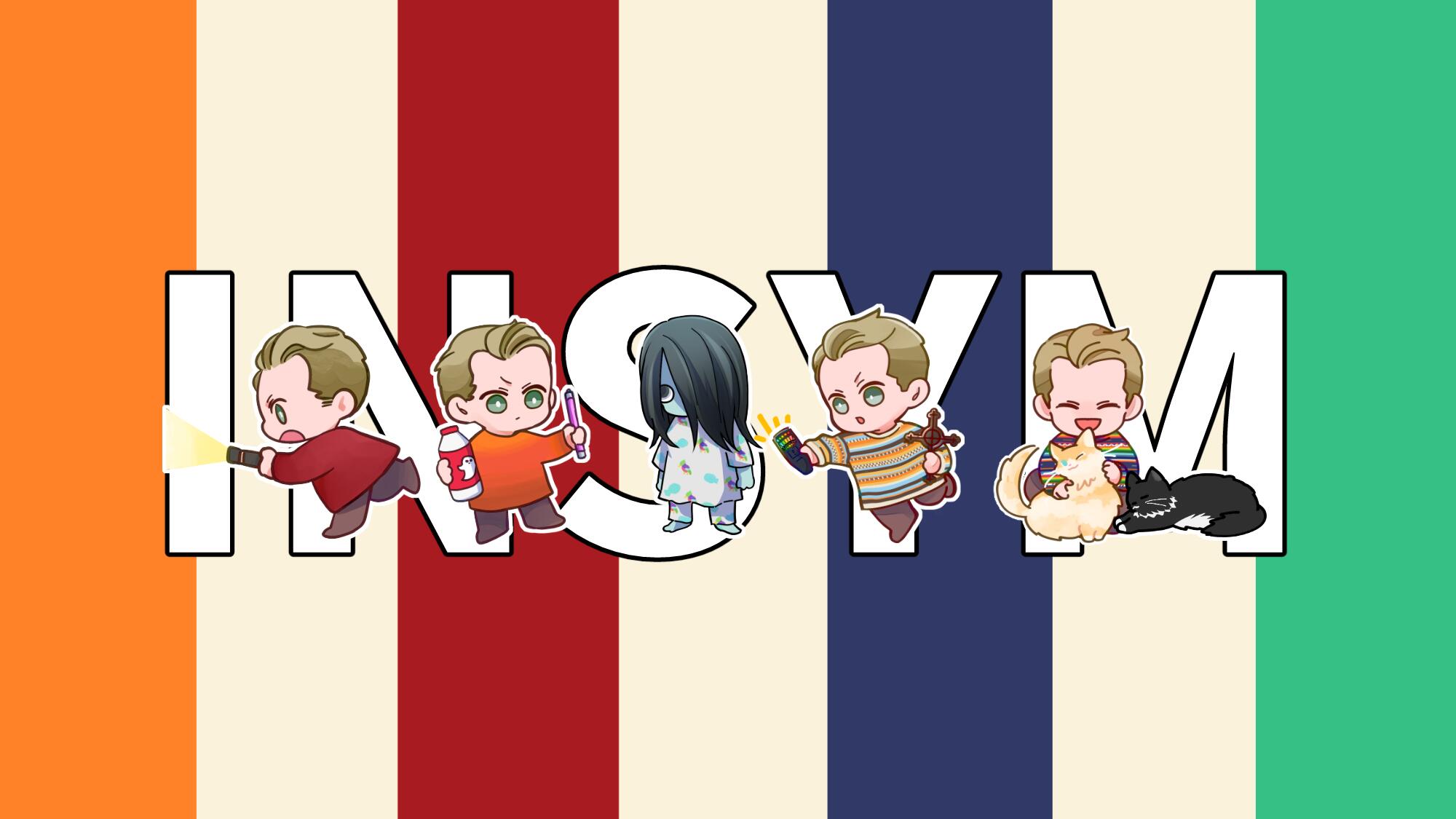 Discovery splash banner for The Insym Family Discord server