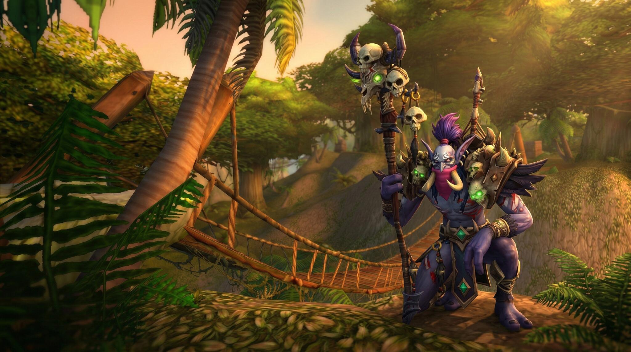 Discovery splash banner for Warsworn - Azeroth's MOBA Discord server