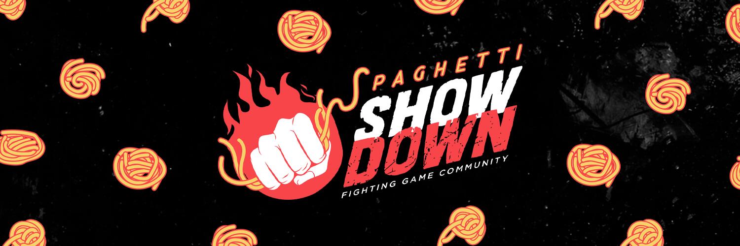 Discovery splash banner for Spaghetti Showdown - Italian FGC Discord server