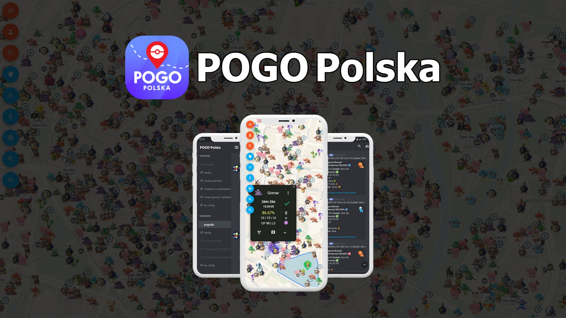 Discovery splash banner for POGO Polska Discord server