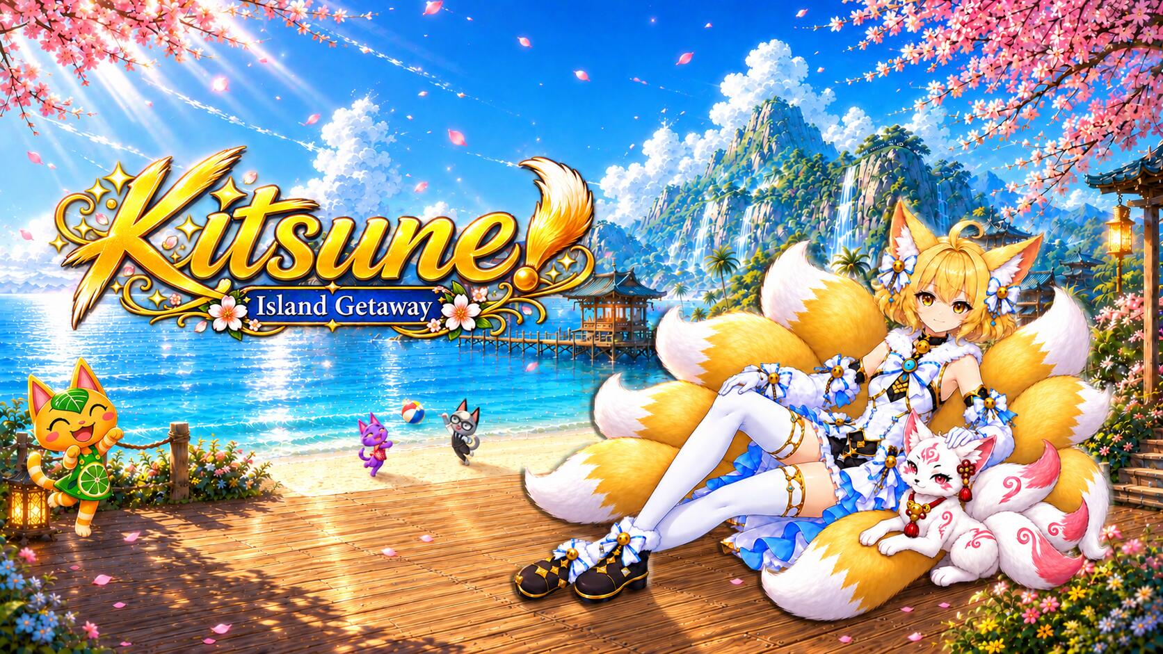 Discovery splash banner for Island Getaway Discord server