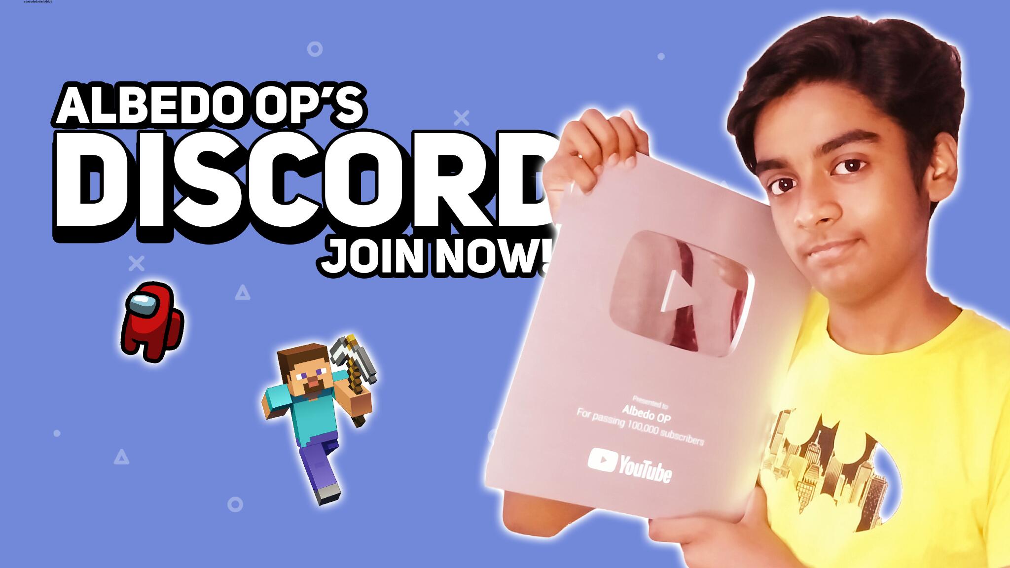 Discovery splash banner for Albedo OP Discord server