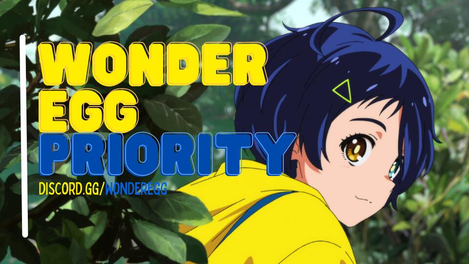 Discovery splash banner for Wonder Egg Priority Discord server