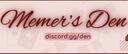 Discovery splash banner for Memer’s Den | .gg/den Discord server