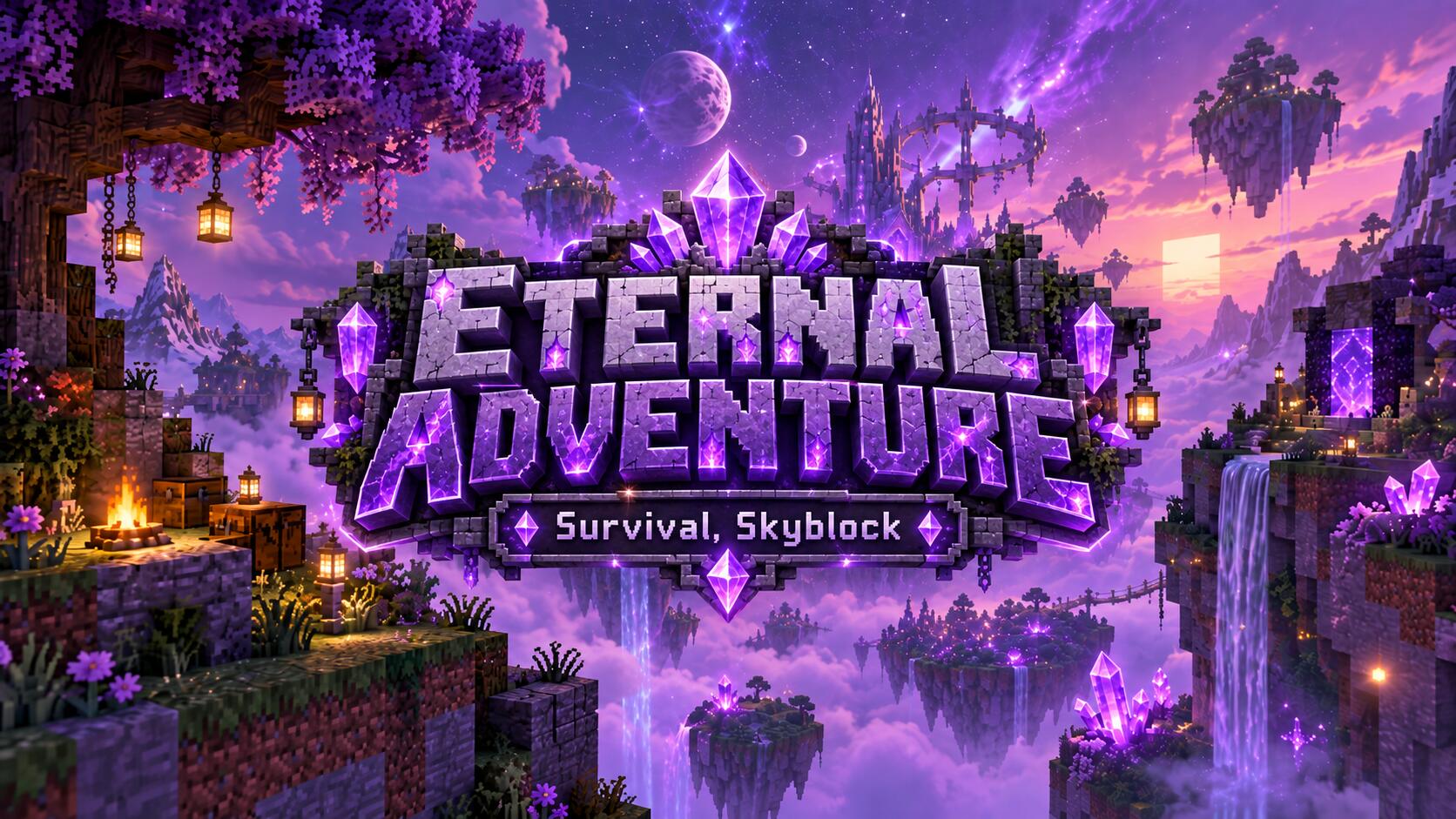 Discovery splash banner for Eternal Adventure - Serwer Minecraft Discord server