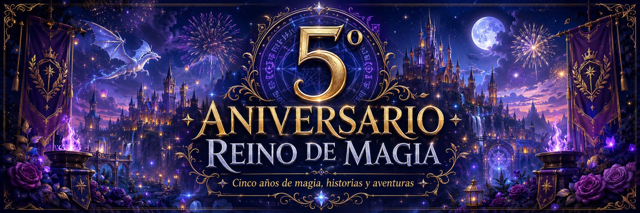 Discovery splash banner for ✨Reino de Magia✨ Discord server