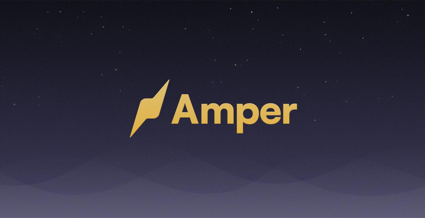Discovery splash banner for Amper Software Discord server