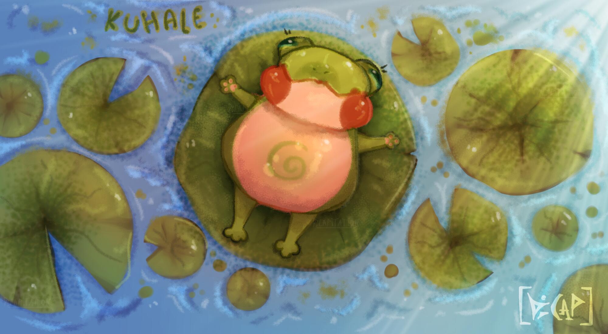 Discovery splash banner for KUHALE 🍀🐸 | Art Community ✤ Art Commissions ✤ Buy Art ✤ Art Trades ✤ Events ✤ Games Discord server