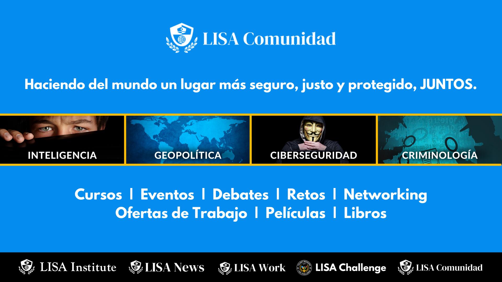 Discovery splash banner for LISA Comunidad Discord server