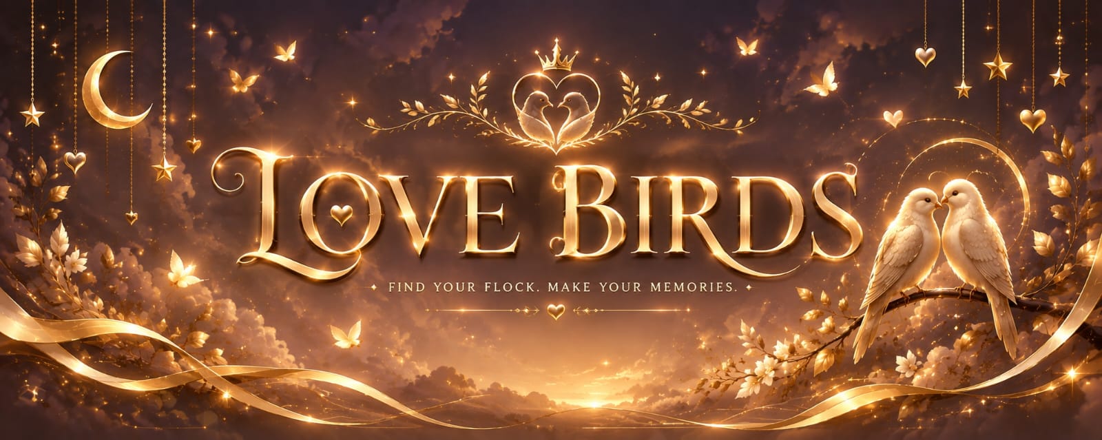 Discovery splash banner for ۶ৎ ! Love Birds Discord server