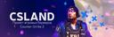 Discovery splash banner for CSLAND Discord server